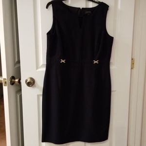 Women's Navy Blue Sleeveless Dress